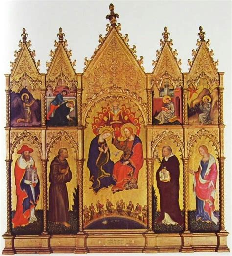 Dettaglio del Polittico di Gentile da Fabriano