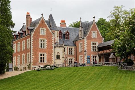 Veduta del Castello di Clos Lucé ad Amboise