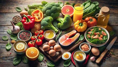Immagine di alimenti sani e antinfiammatori