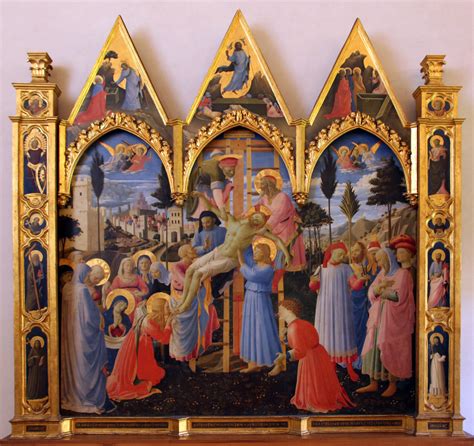 Dettaglio della pala Strozzi, capolavoro pittorico dell'Orcagna