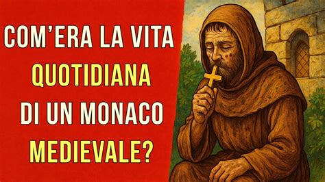 illustrazione di un monaco medievale in un'abbazia innevata e misteriosa