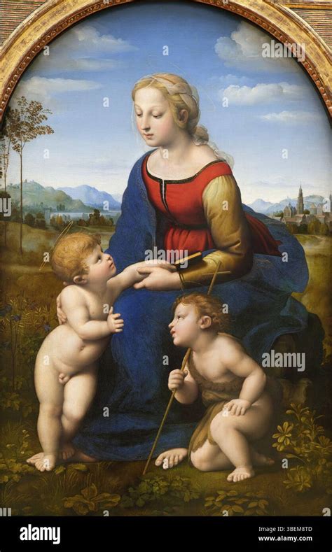 Madonna with Child and Saint John the Baptist, detail of the UFO