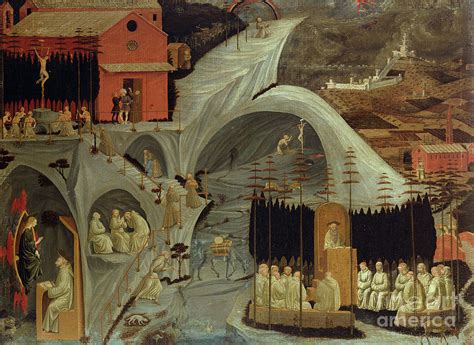 The Thebaid by Paolo Uccello, detail of the red object