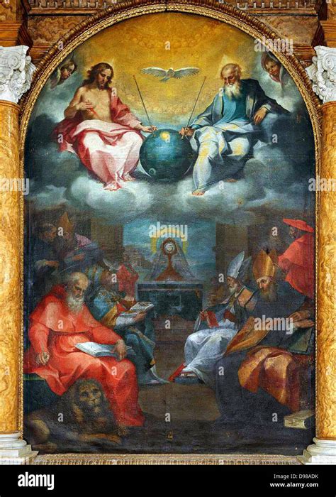 Glorification of the Eucharist by Ventura Salimbeni, showing the 