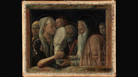 Andrea Mantegna. Presentazione al Tempio, 1454-55, Berlino, Staatliche Museen