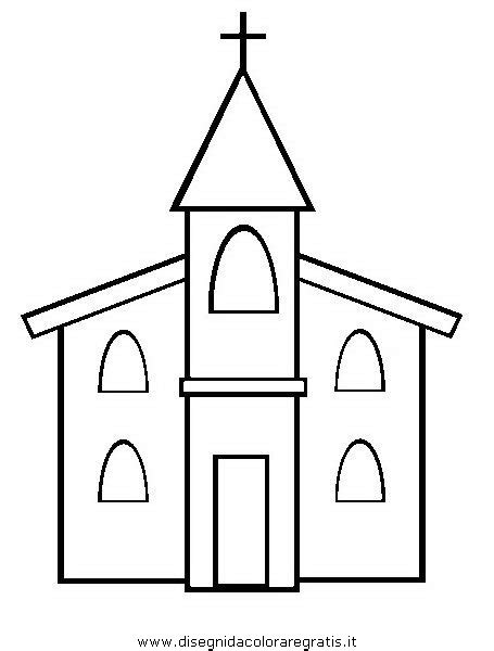 disegno stilizzato di una chiesa fatta da persone, 