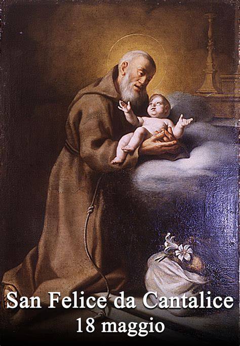 Dipinto di San Felice da Cantalice che raccoglie elemosine