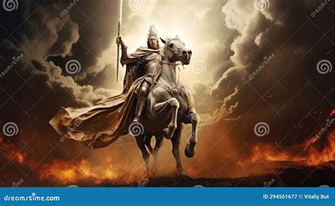 Visione del Cavaliere sul Cavallo Bianco dall'Apocalisse di Giovanni