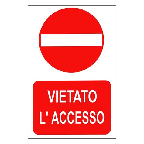 Cartello di divieto di accesso o di visita in una struttura sanitaria