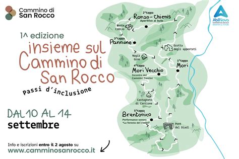 Esempio di credenziale del Cammino di San Rocco con i timbri