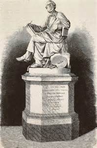 Monumento al pittore Tommaso Minardi, incisione da un disegno di Antonio Bonamore, 1876