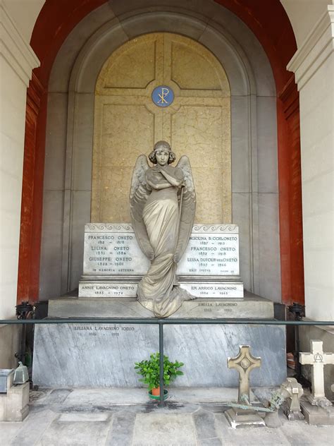 L'Angelo di Monteverde, Tomba della famiglia Oneto, Cimitero di Staglieno, Genova