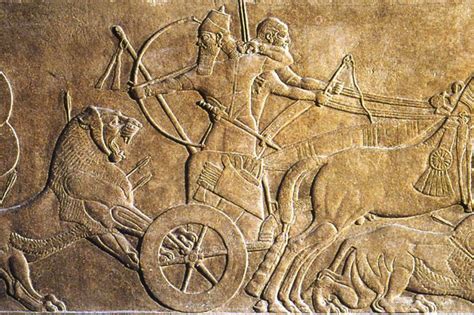 Bassorilievo assiro raffigurante la conquista di una città