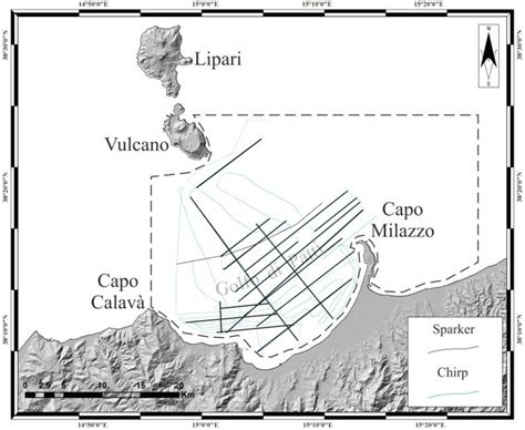 Mappa dell'area di Milazzo con l'ubicazione delle chiese del Sacro Cuore e della Trasfigurazione