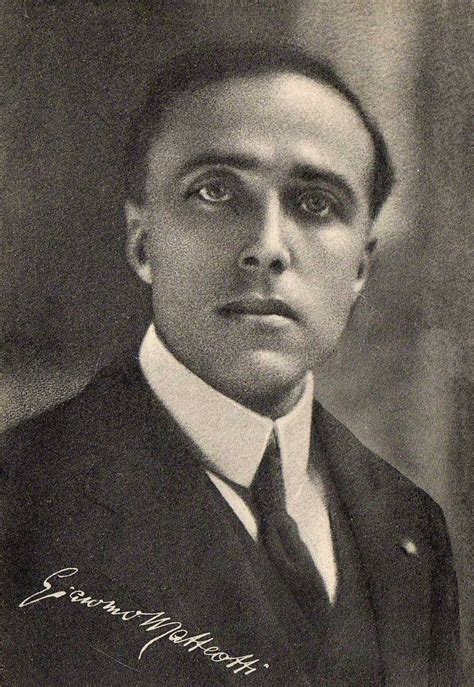 Ritratto di Giacomo Matteotti, figura storica dell'antifascismo italiano