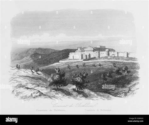 Antica illustrazione o fotografia di un convento o ritiro storico del Buon Pastore