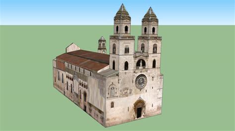 Ricostruzione ipotetica della Cattedrale di Altamura nell'epoca di Federico II