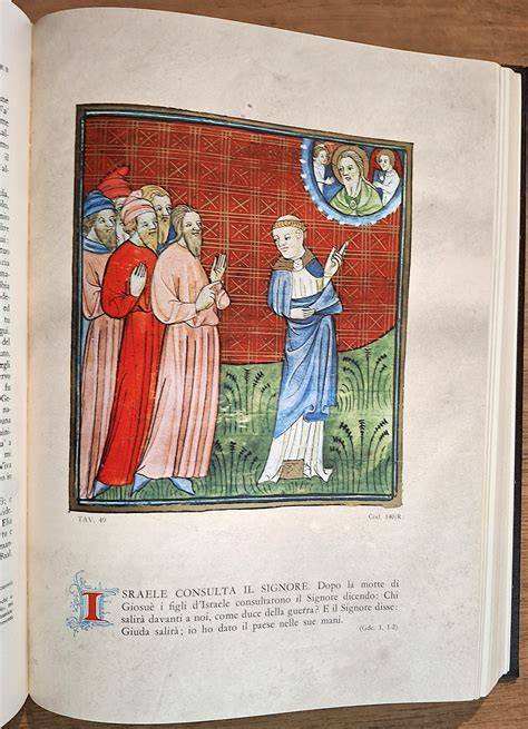 Esempio di miniatura tratta da La Bible de Sens o dal Codice De Predis