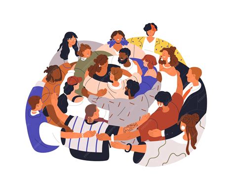 Thematic photo representing social solidarity and community support