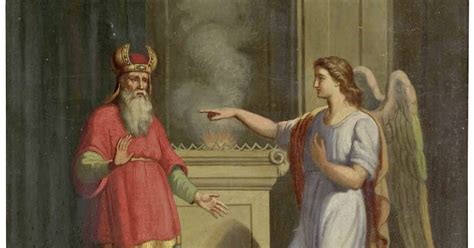 Zaccaria nel Tempio riceve l'annuncio da Gabriele