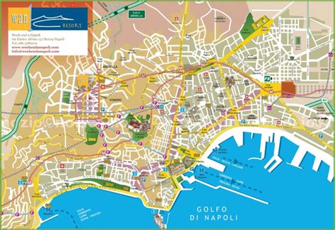 Mappa dettagliata del centro storico di Napoli con evidenziata Piazzetta Rosario di Palazzo e le principali attrazioni turistiche