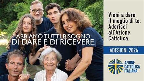 Giovani dell'Azione Cattolica durante un evento a Roma
