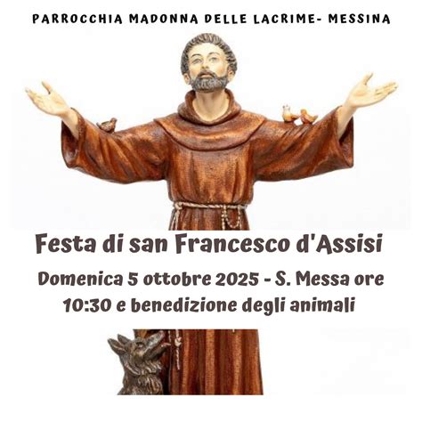 Programma della festa di San Francesco d'Assisi 2025 a Manfredonia (locandina)