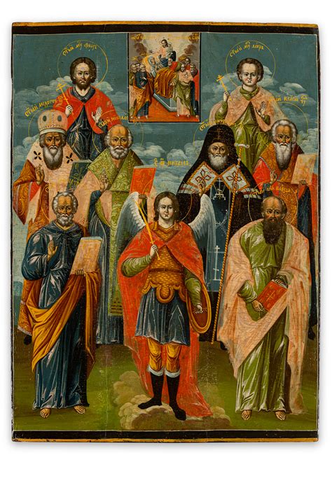 Icona raffigurante santi domenicani