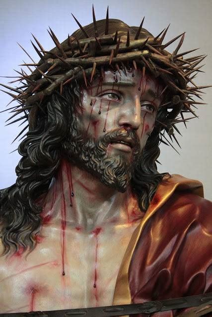 Gesù coronato di spine, immagine della passione