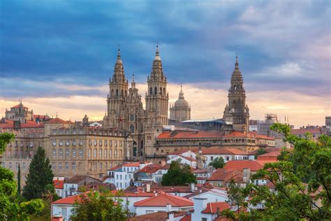 Panorama di Santiago de Compostela visto dalle coperture della cattedrale
