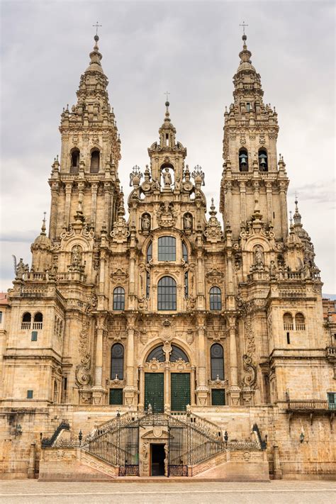 Facciata dell'Obradoiro della Cattedrale di Santiago