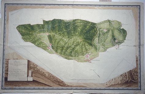 Mappa storica o planimetria del Belvedere di San Leucio e del borgo circostante