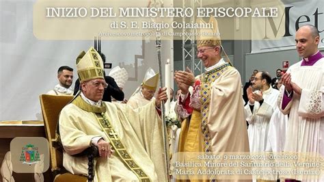 Schema cronologico delle tappe principali del ministero episcopale di Mons. Pierro