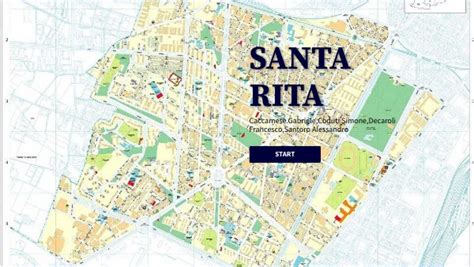 mappa del quartiere Santa Rita con indicazione dei servizi