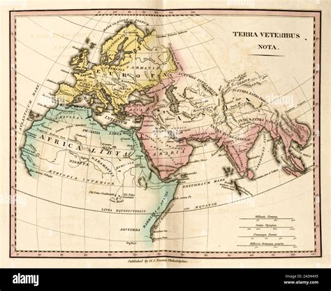 Mappa del mondo antico con evidenziata Efeso
