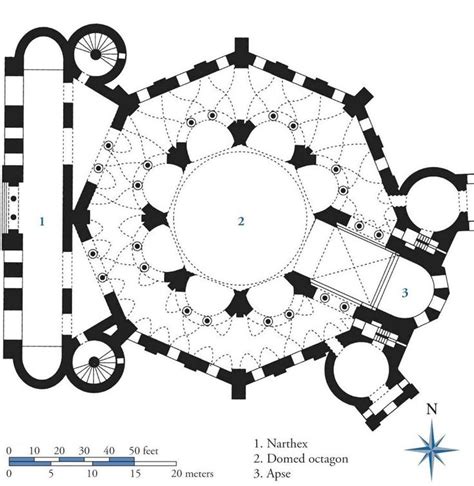 Pianta ottagonale della Rotonda Brunelleschi