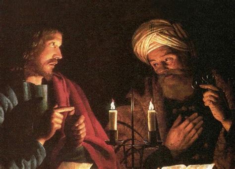 Gesù e Nicodemo, rinascita spirituale