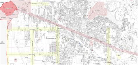 Mappa dell'area archeologica di Lavinium con indicazione dei siti principali