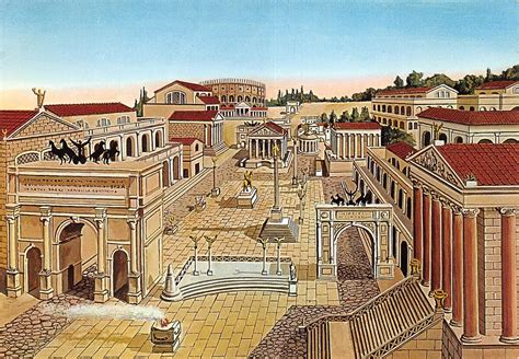 Ricostruzione grafica dell'Olympieion con i Telamoni