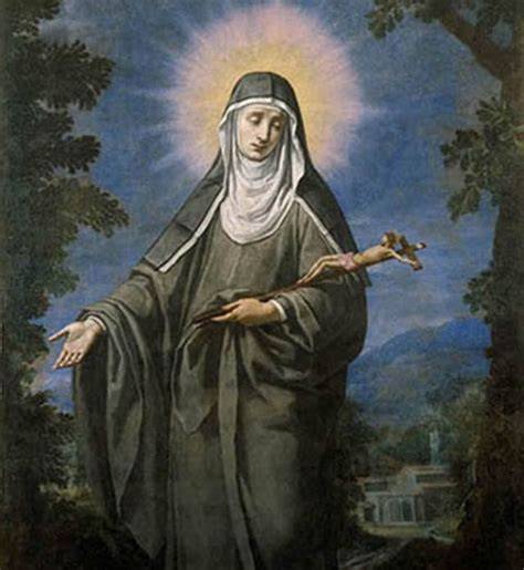 Ritratto artistico di Santa Coletta, evidenziando il suo spirito mistico