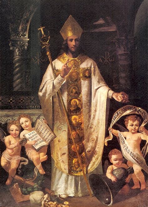 Ritratto stilizzato di Paolino di Nola