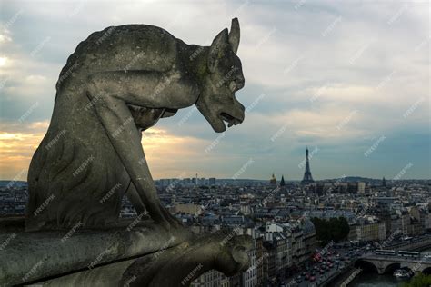 Dettaglio delle gargouille di Notre-Dame de Paris