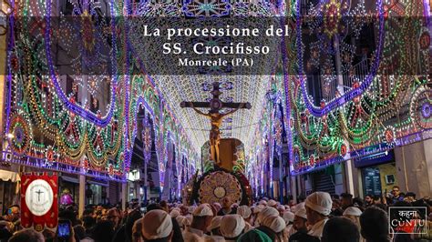 Calendario degli eventi religiosi della festa del SS. Crocifisso a Monreale