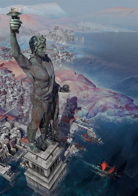 Ricostruzione artistica del Colosso di Rodi