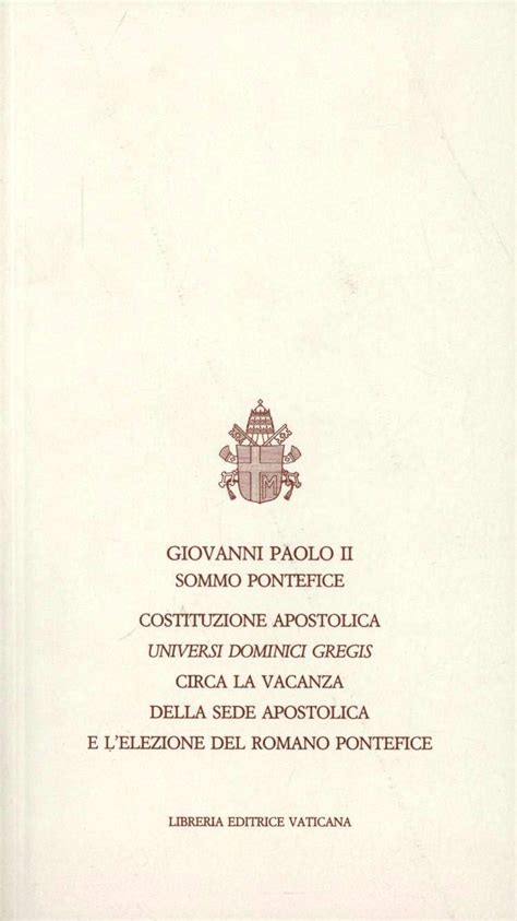 Scan della Costituzione Apostolica Commissum nobis