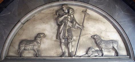 Iconografia funeraria con agnello su tomba