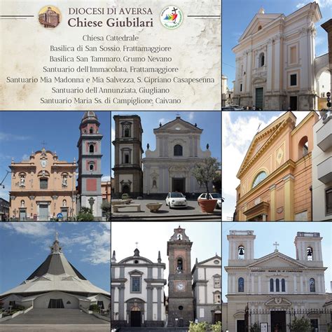 Mappa delle chiese giubilari nella Diocesi di Aversa