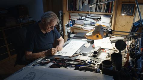 Ritratto immaginario di Francesco Aprile al lavoro nel suo studio