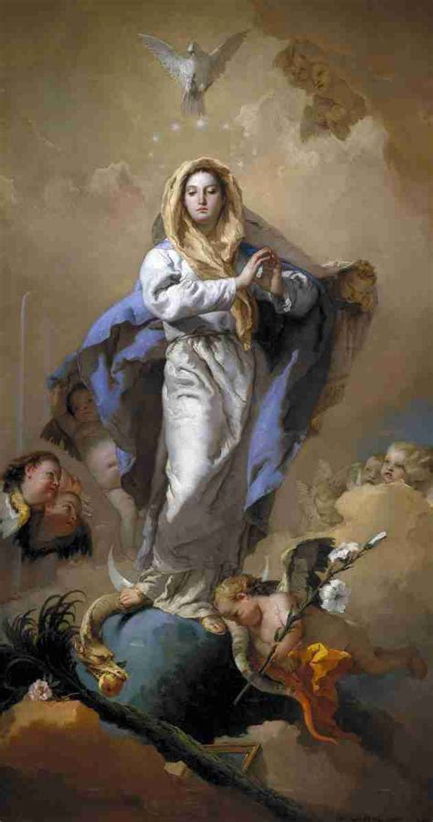 Foto di un dipinto raffigurante l'Immacolata Concezione, ad esempio del Morazzone o di un Nuvolone
