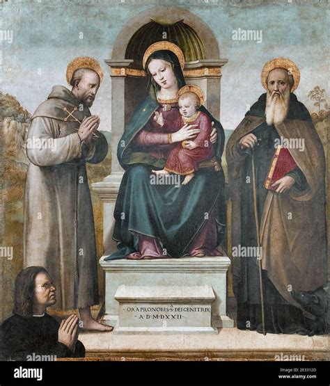 Madonna con il Bambino e i santi Sebastiano e Francesco, Orazio Gentileschi